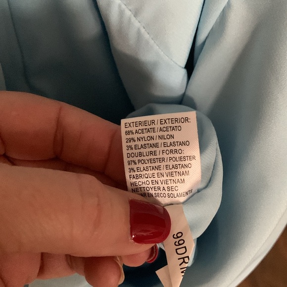 Light blue (powder blue), lined, size 10, dress. - Picture 9 of 10